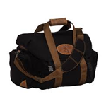 BROWNING Lona Canvas/Leather Range Bag, Black/Brown MODEL# 121388991