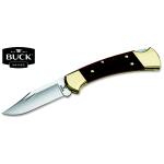 Buck Knives 0112BRS Ranger - 3.0" Plain Edge 420HC Blade - Ebony DymaLux® Handle - Black Leather Sheath MODEL# 0112BRS3-B