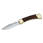 BUCK 110 FOLDING HUNTER KNIFE W/LEATHER SHEATH Model # 0110BRS